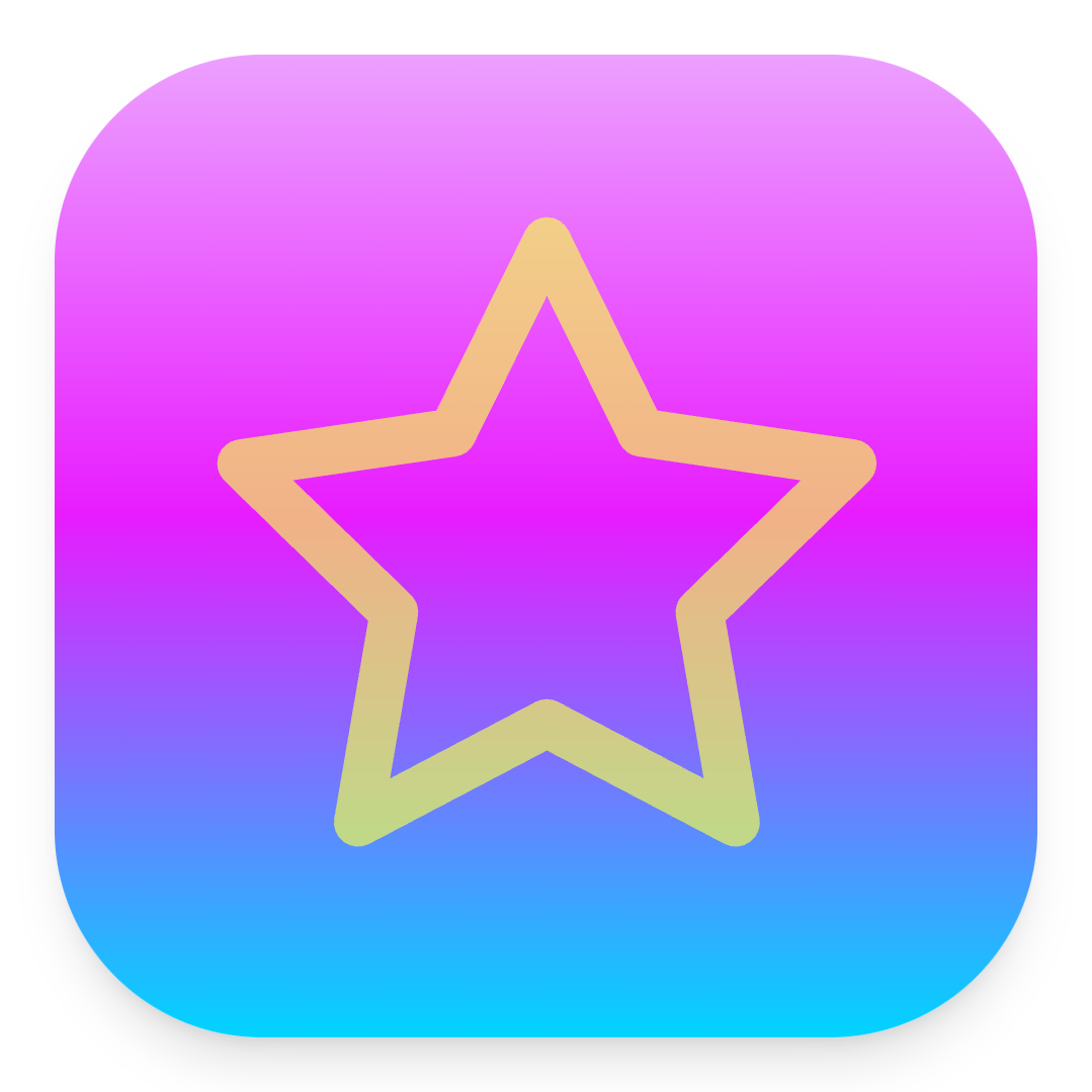 Star icon for SaaS logo