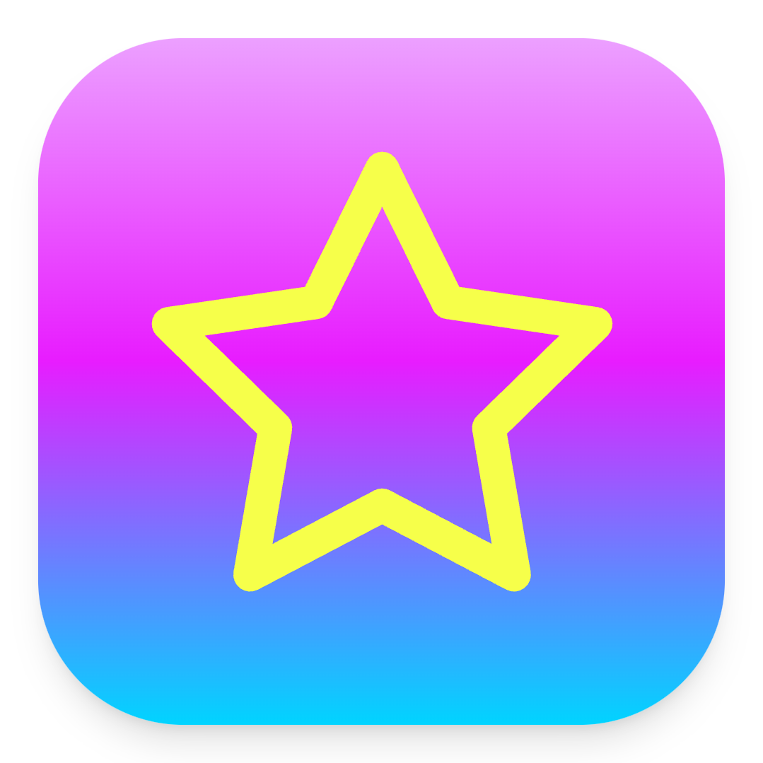 Star icon for SaaS logo