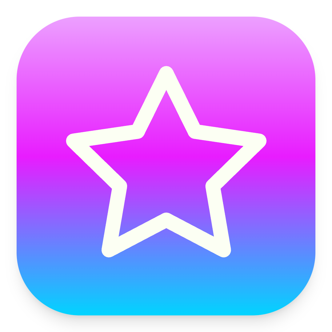 Star icon for SaaS logo