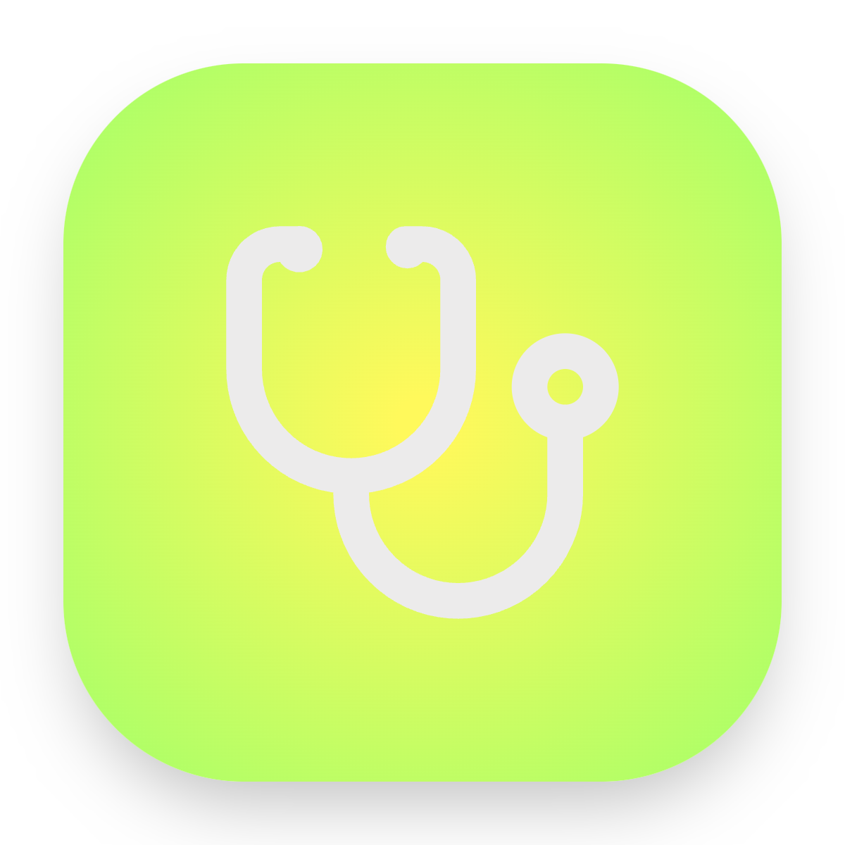 Stethoscope icon for SaaS logo