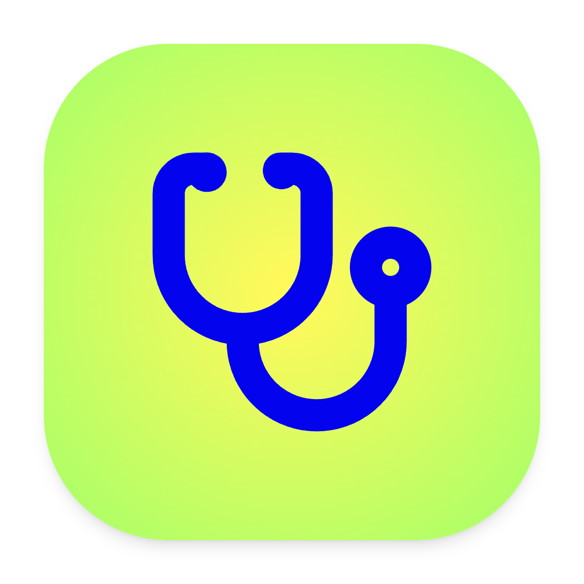 Stethoscope icon for SaaS logo