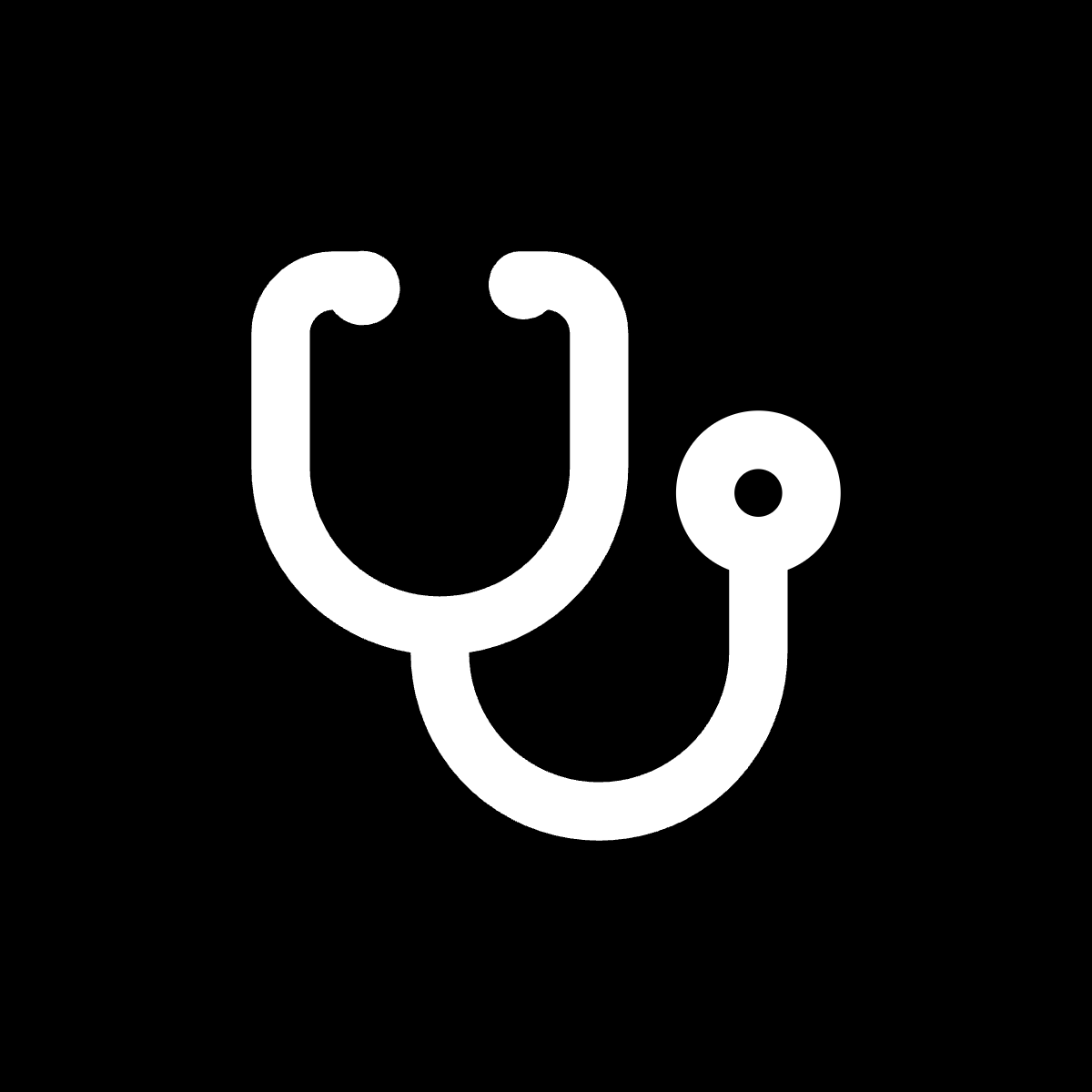 Stethoscope icon for Pharmacy logo