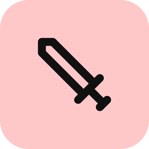 Sword icon for SaaS logo