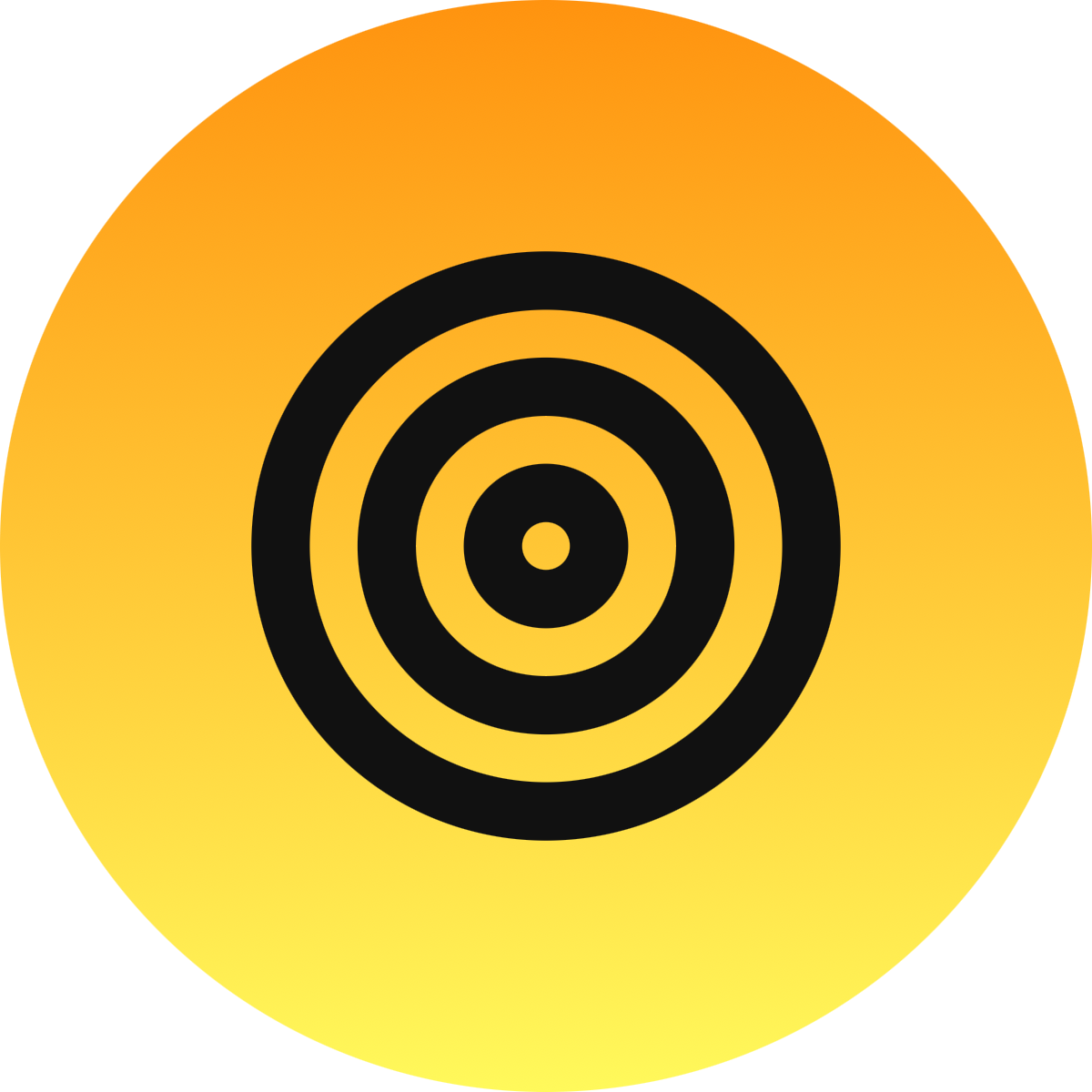 Target icon for Mobile App logo