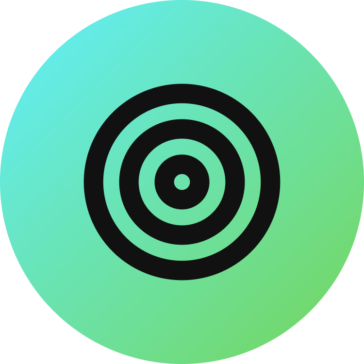 Target icon for SaaS logo