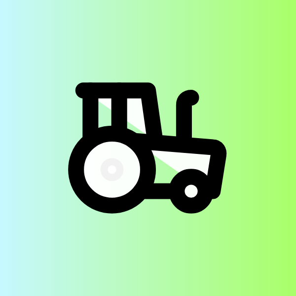 Tractor icon for Marketplace logo