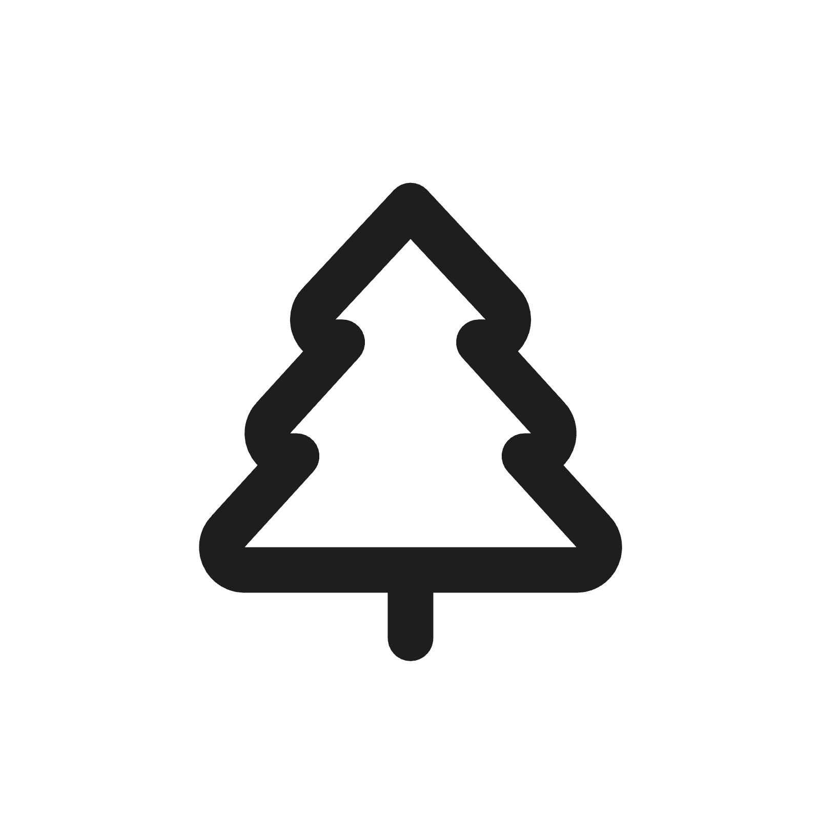 Tree Pine icon for SaaS logo