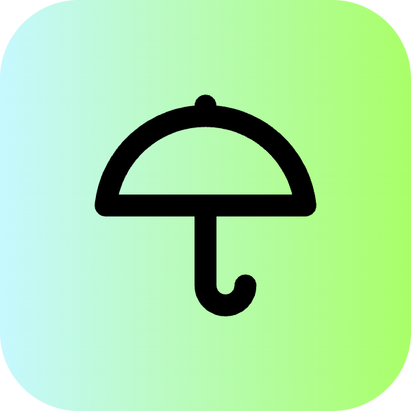 Umbrella icon for SaaS logo