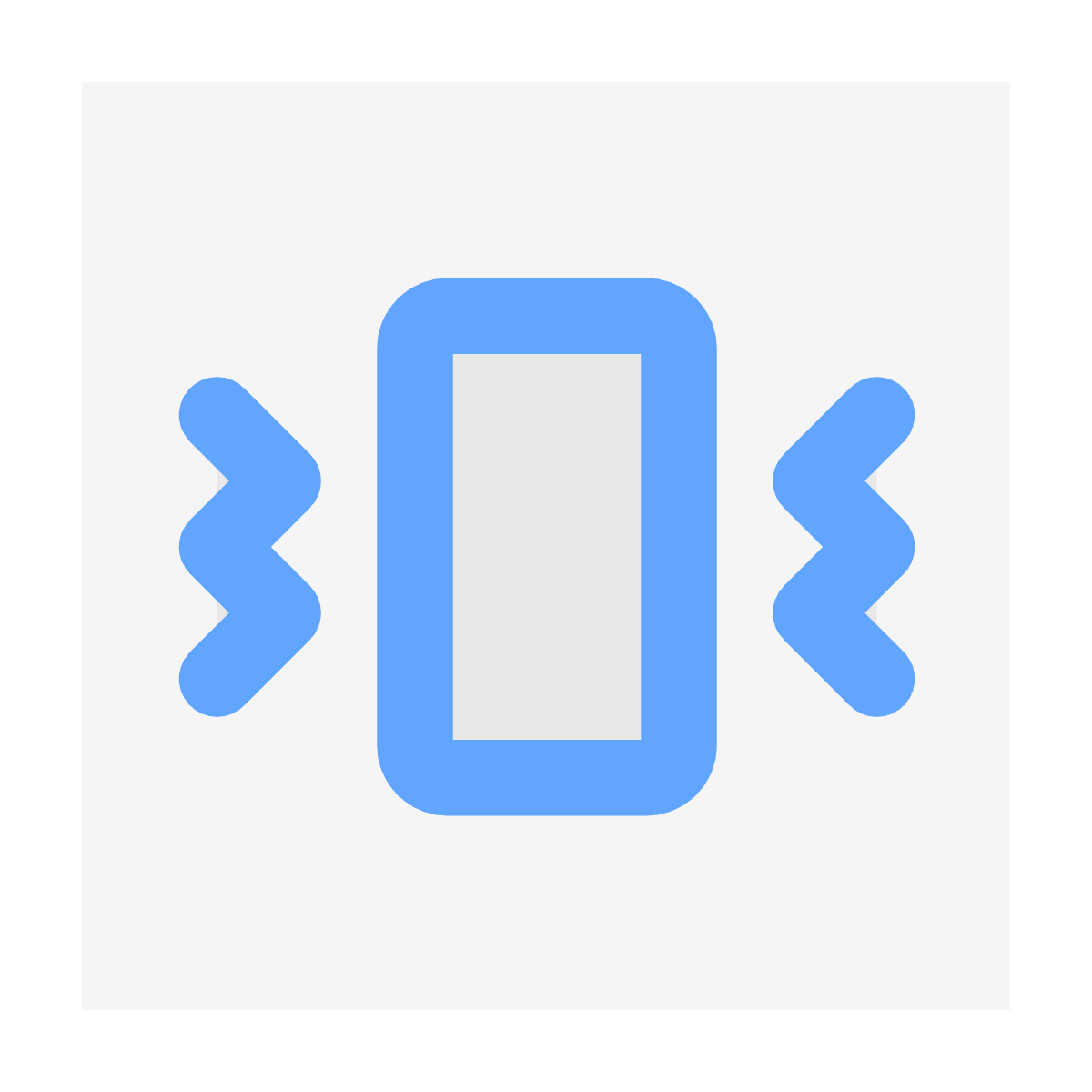 Vibrate icon for Mobile App logo