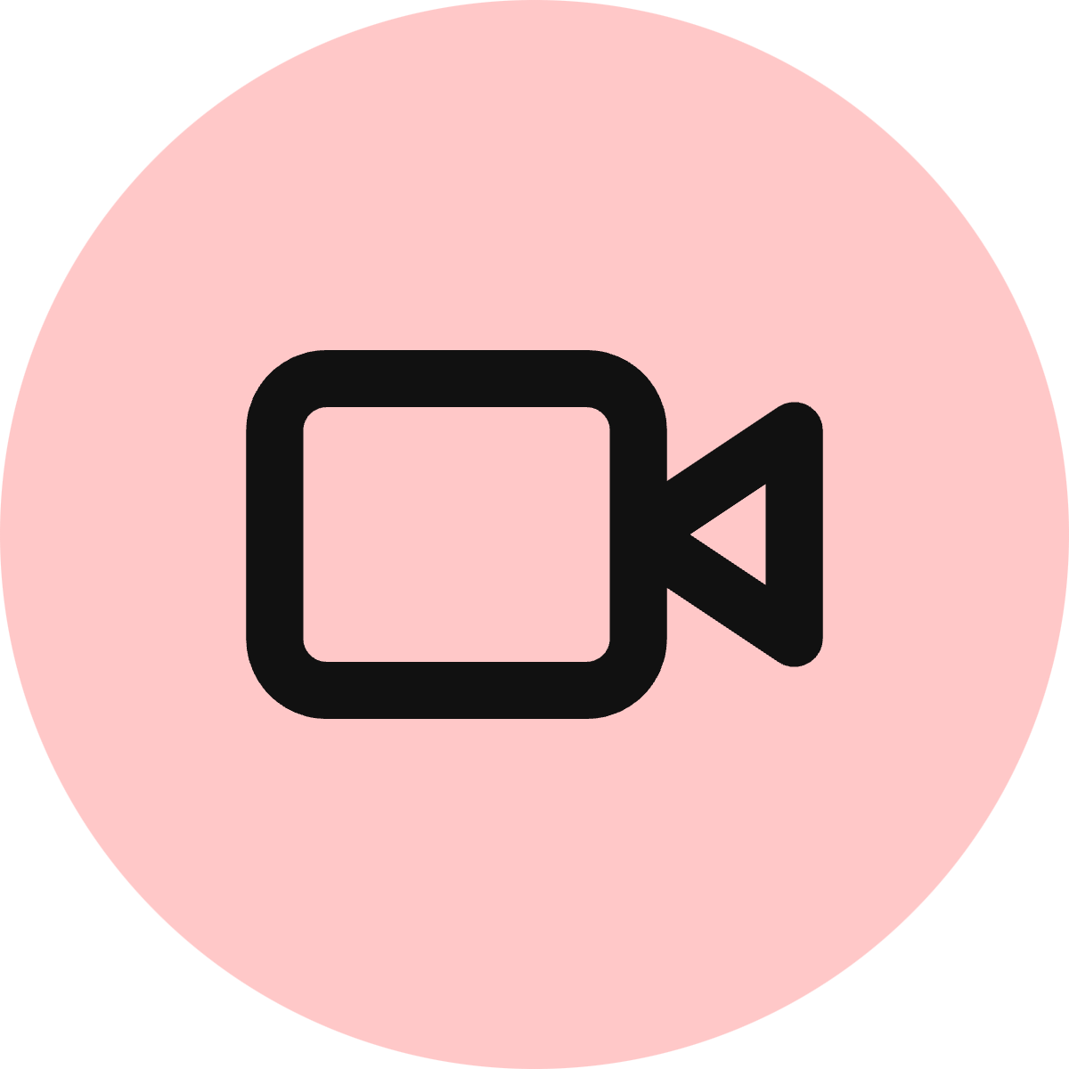 Video icon for Social Media logo