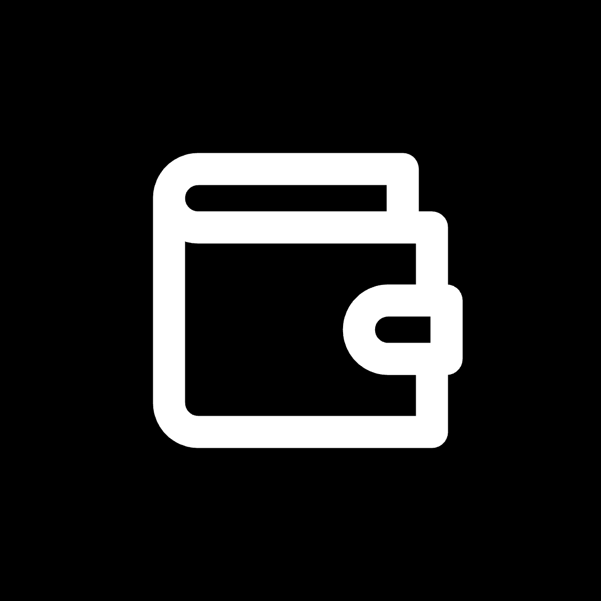 Wallet icon for Bank logo