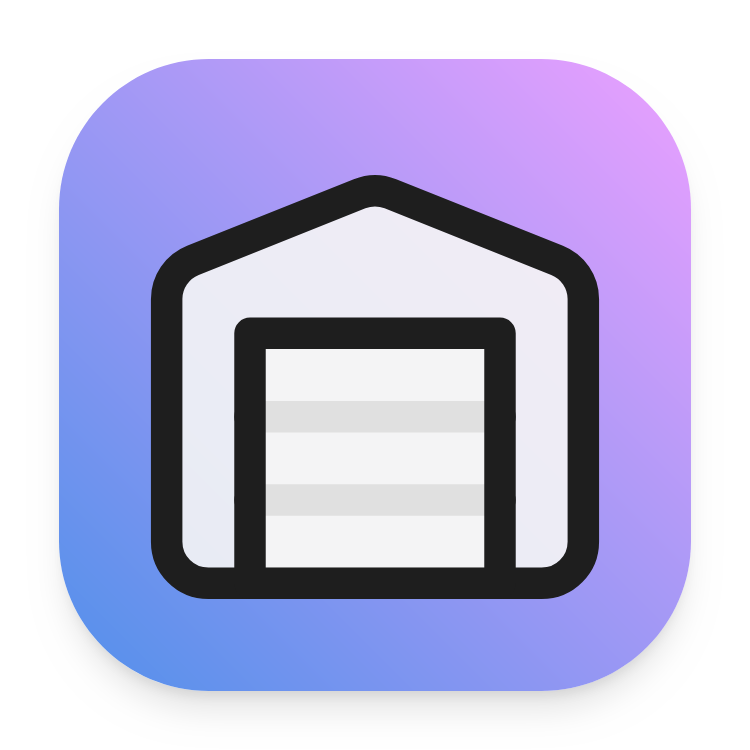 Warehouse icon for SaaS logo