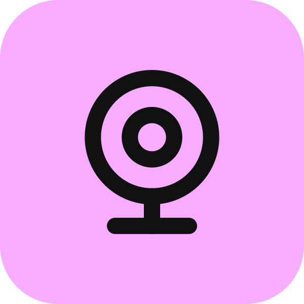 Webcam icon for Website logo