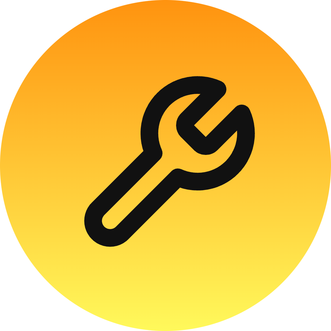 Wrench icon for SaaS logo