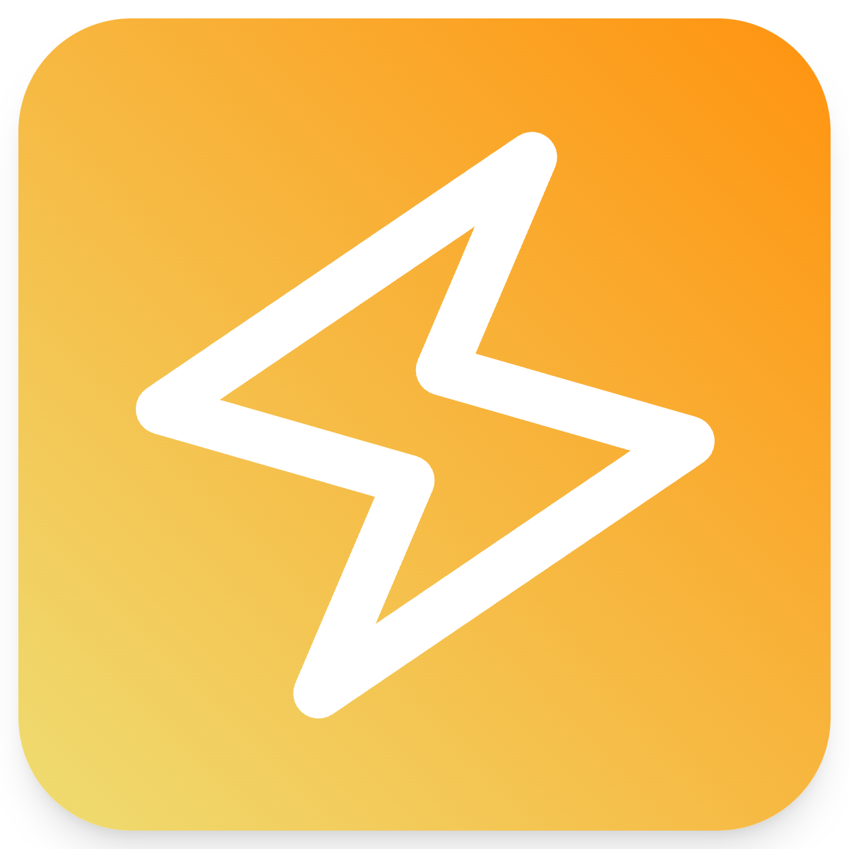 Zap icon for SaaS logo